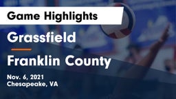 Grassfield  vs Franklin County Game Highlights - Nov. 6, 2021