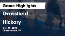 Grassfield  vs Hickory  Game Highlights - Oct. 19, 2023