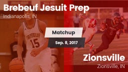 Matchup: Brebeuf Jesuit Prep vs. Zionsville  2017