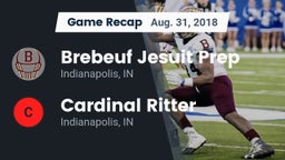 Recap: Brebeuf Jesuit Prep  vs. Cardinal Ritter  2018