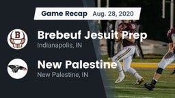 Recap: Brebeuf Jesuit Prep  vs. New Palestine  2020