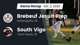 Recap: Brebeuf Jesuit Prep  vs. South Vigo  2020