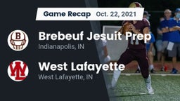 Recap: Brebeuf Jesuit Prep  vs. West Lafayette  2021