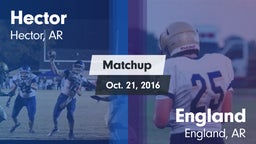 Matchup: Hector vs. England  2016