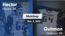 Matchup: Hector vs. Quitman  2016