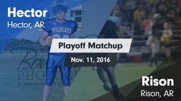 Matchup: Hector vs. Rison  2016