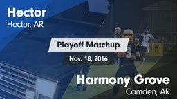 Matchup: Hector vs. Harmony Grove  2016