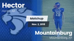 Matchup: Hector vs. Mountainburg  2018