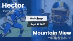 Matchup: Hector vs. Mountain View  2020