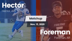 Matchup: Hector vs. Foreman  2020