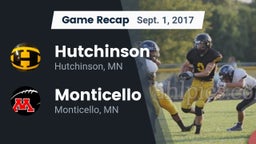 Recap: Hutchinson  vs. Monticello  2017