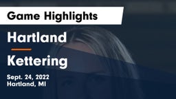 Hartland  vs Kettering Game Highlights - Sept. 24, 2022