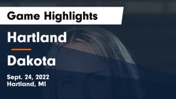Hartland  vs Dakota Game Highlights - Sept. 24, 2022