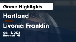 Hartland  vs Livonia Franklin Game Highlights - Oct. 18, 2022