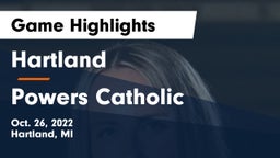 Hartland  vs Powers Catholic  Game Highlights - Oct. 26, 2022