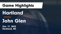 Hartland  vs John Glen Game Highlights - Oct. 17, 2023