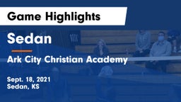 Sedan  vs Ark City Christian Academy Game Highlights - Sept. 18, 2021