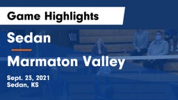 Sedan  vs Marmaton Valley  Game Highlights - Sept. 23, 2021