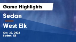 Sedan  vs West Elk  Game Highlights - Oct. 22, 2022