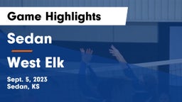 Sedan  vs West Elk  Game Highlights - Sept. 5, 2023