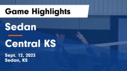 Sedan  vs Central  KS Game Highlights - Sept. 12, 2023