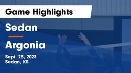 Sedan  vs Argonia Game Highlights - Sept. 23, 2023