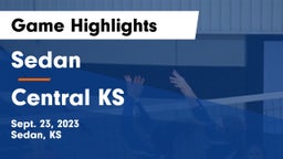 Sedan  vs Central  KS Game Highlights - Sept. 23, 2023