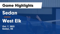 Sedan  vs West Elk  Game Highlights - Oct. 7, 2023