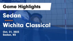 Sedan  vs Wichita Classical  Game Highlights - Oct. 21, 2023