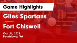 Giles  Spartans vs Fort Chiswell  Game Highlights - Oct. 21, 2021
