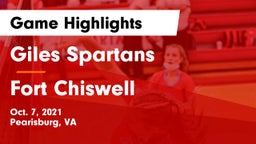 Giles  Spartans vs Fort Chiswell  Game Highlights - Oct. 7, 2021