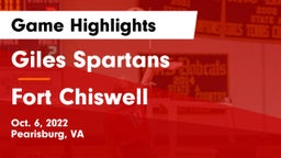 Giles  Spartans vs Fort Chiswell  Game Highlights - Oct. 6, 2022