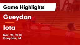 Gueydan  vs Iota  Game Highlights - Nov. 26, 2018