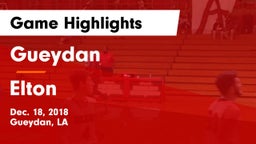 Gueydan  vs Elton  Game Highlights - Dec. 18, 2018