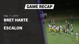 Recap: Bret Harte  vs. Escalon  2015