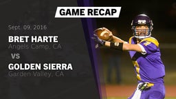 Recap: Bret Harte  vs. Golden Sierra  2016