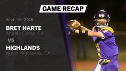 Recap: Bret Harte  vs. Highlands  2016