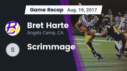 Recap: Bret Harte  vs. Scrimmage 2017
