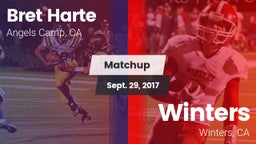 Matchup: Bret Harte vs. Winters  2017