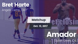 Matchup: Bret Harte vs. Amador  2017