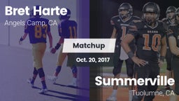 Matchup: Bret Harte vs. Summerville  2017