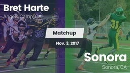 Matchup: Bret Harte vs. Sonora  2017