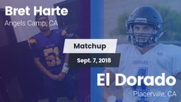 Matchup: Bret Harte vs. El Dorado  2018