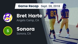 Recap: Bret Harte  vs. Sonora  2018