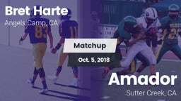 Matchup: Bret Harte vs. Amador  2018