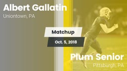 Matchup: Albert Gallatin vs. Plum Senior  2018