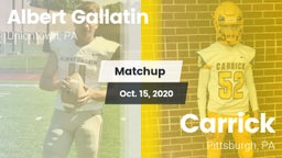 Matchup: Albert Gallatin vs. Carrick  2020