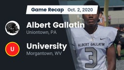 Recap: Albert Gallatin vs. University  2020