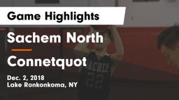 Sachem North  vs Connetquot  Game Highlights - Dec. 2, 2018