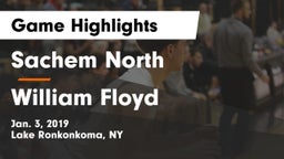 Sachem North  vs William Floyd Game Highlights - Jan. 3, 2019